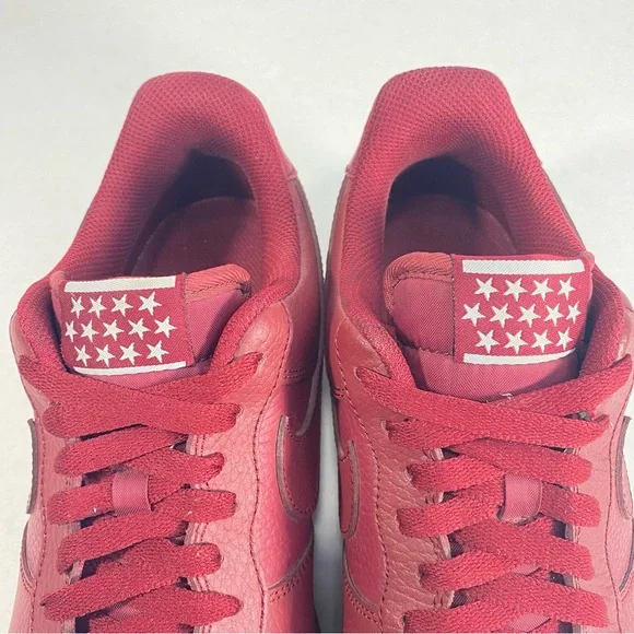 Nike Air Force 1 Low Team Red Sneakers Shoes AA4083-600; Men’s Sz 9 — Excellent! - Picture 11 of 15